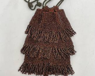Baded Draw String Bag