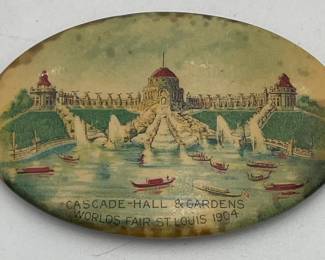 1904 St. Louis World's Fair Pocket Mirror