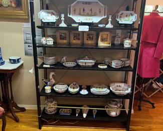 Modern illuminated shelving unit designed by Edward Wormley for Dunbar. Dimensions: 48" wide x 76 1/2" tall by 16 3/4" deep. Model 5455