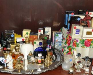 Collection of commercial perfumes