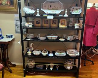 Modern illuminated shelving unit designed by Edward Wormley for Dunbar. Dimensions: 48" wide x 76 1/2" tall by 16 3/4" deep. Model 5455