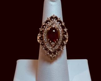 Sale special: 14k Ladies ring with 2 carat GIA certified natural untreated ruby and 1.26 cts diamonds priced below wholesale value.