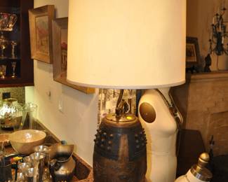 1960's Dunham & Chalfant bronze lamp
