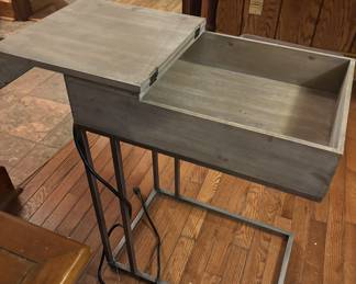 Side table with USB outlets