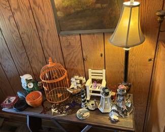 Lamps, lighthouse decor