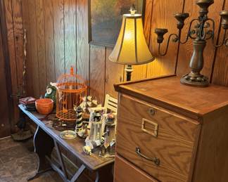4 drawer oak filing cabinet
