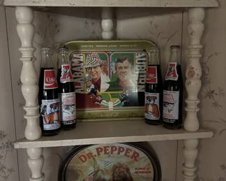 Vintage Dr. Pepper tray; vintage coca cola Auburn and Alabama 