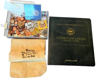 Stamps And Foreign Domestic Coins