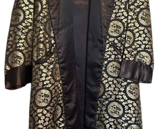 Vintage Dynasty Robe in Dragon Pattern