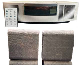Bose Wave Radio CD Player Model AWRC1P With Remote Speakers