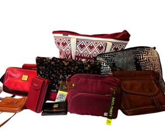 Huge Purse Collection Lands End, Nine West, Liz Claiborne 