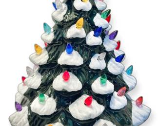008 13 Tall Vintage Ceramic Christmas Tree
