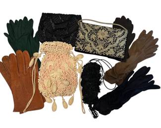 Vintage Purses Gloves 