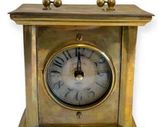 Brass Desk Clock Timeworks Inc. Berkeley, California