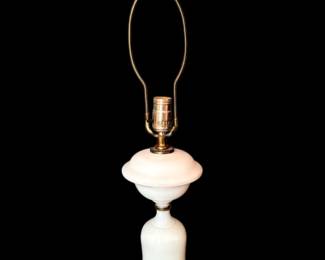 Milk Glass Lamp
