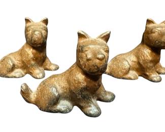 Cast Iron Scottish Terrier Miniatures
