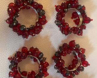 Nice Red Napkin Rings