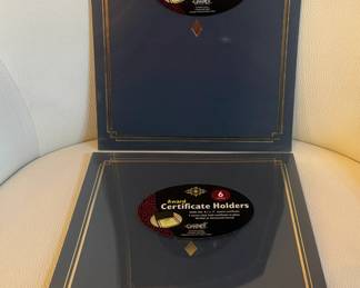 Certificate Holders