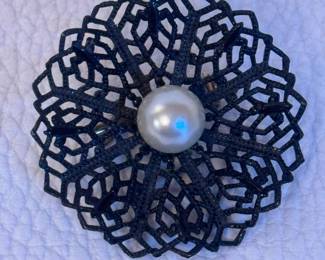 Spooky!  Vintage brooch!