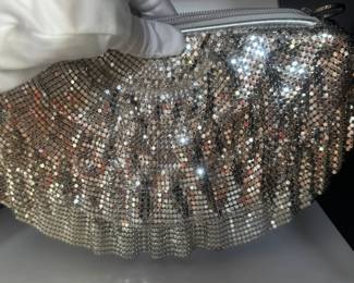 Silver Mesh Evening Bag