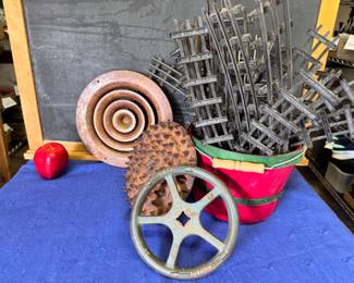 Found items and railroad tracks 