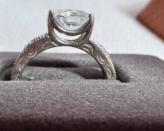 CZ and sterling ring