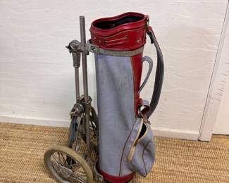 Vintage Bag Boy rolling cart - works great