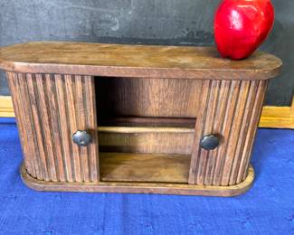 Small Wooden cabinet with sliding doors