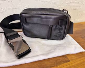 New Leather Coach waist or cross body bag