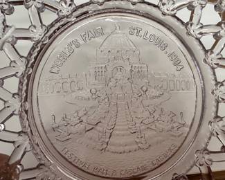 1904 World’s Fair souvenir plate from St Louis