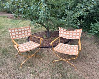 Vintage metal chairs