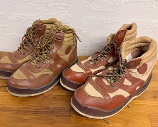 Felt soled fishing boots