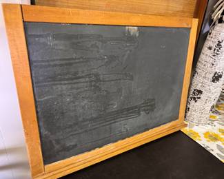 Vintage slate chalk board heavy