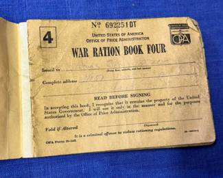 War ration books