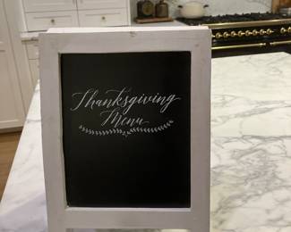 Thanksgiving menu stand