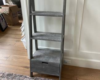 Grey decorative stand good for home office
