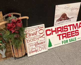 Holiday signs