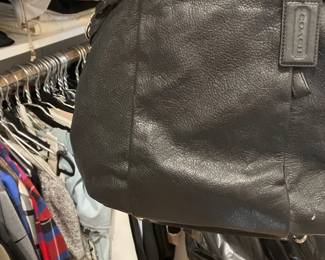 Coach leather bag
