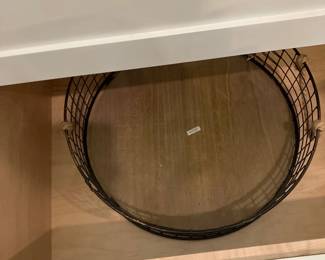 Baskets to hold all you dinner plates 