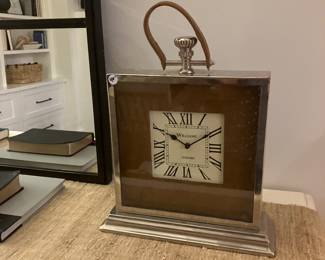 Decorative pottery barn clock