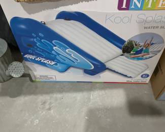 Cool splash water slide