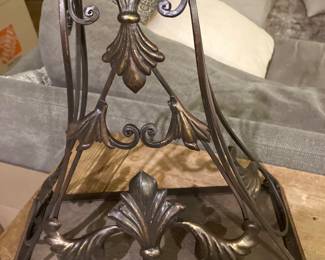 Metal book ends