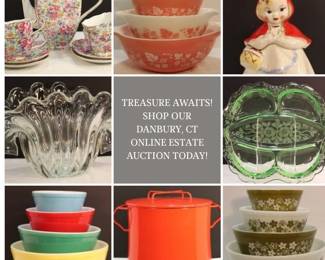 Amazing collection of 30 lots of beautiful and amazing collection of Pyrex, jadeite, Dansk and amazing MCM Vintage Kitchenware