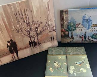 Five Canvas Prints on Canvas