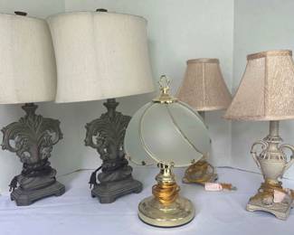 Assortment Of Lamps 