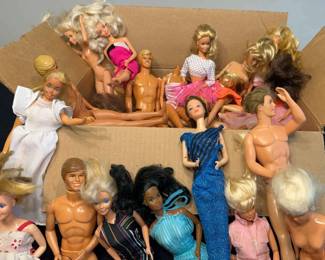 Mystery Barbies With Clothes