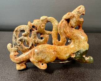 Carved Feng Shui horse