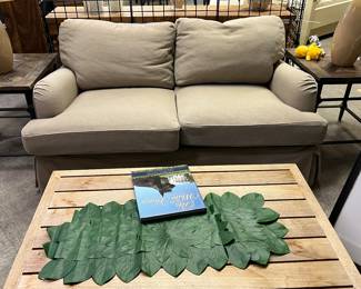 Loveseat and coffee table