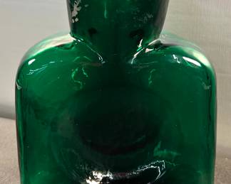 Blenko emerald green water pitcher