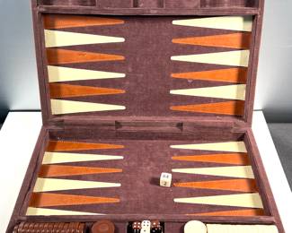 Vintage backgammon set